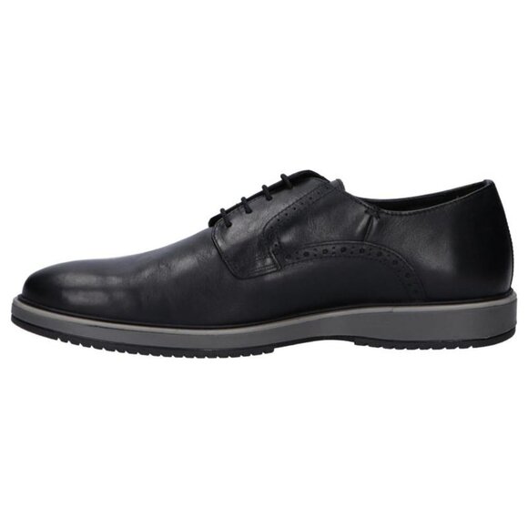 Geox Men's Tyren Tumbled Leather Derby Shoe Oxford - Picture 2 of 7